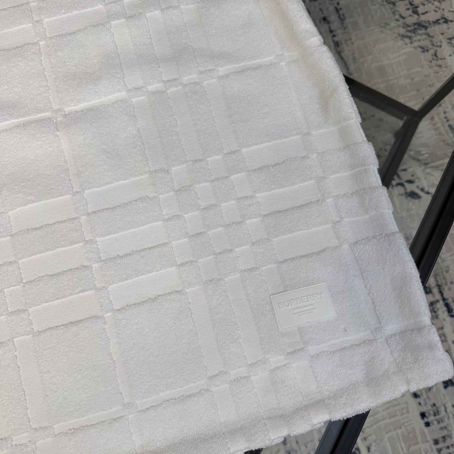 White Toweling T-Shirt