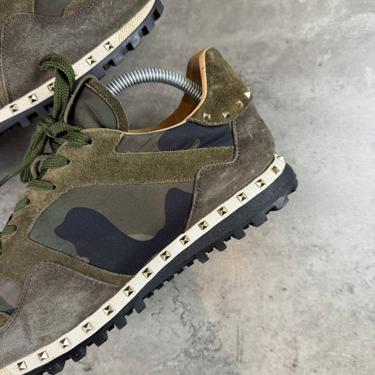 Olive Green Rockstud Runner