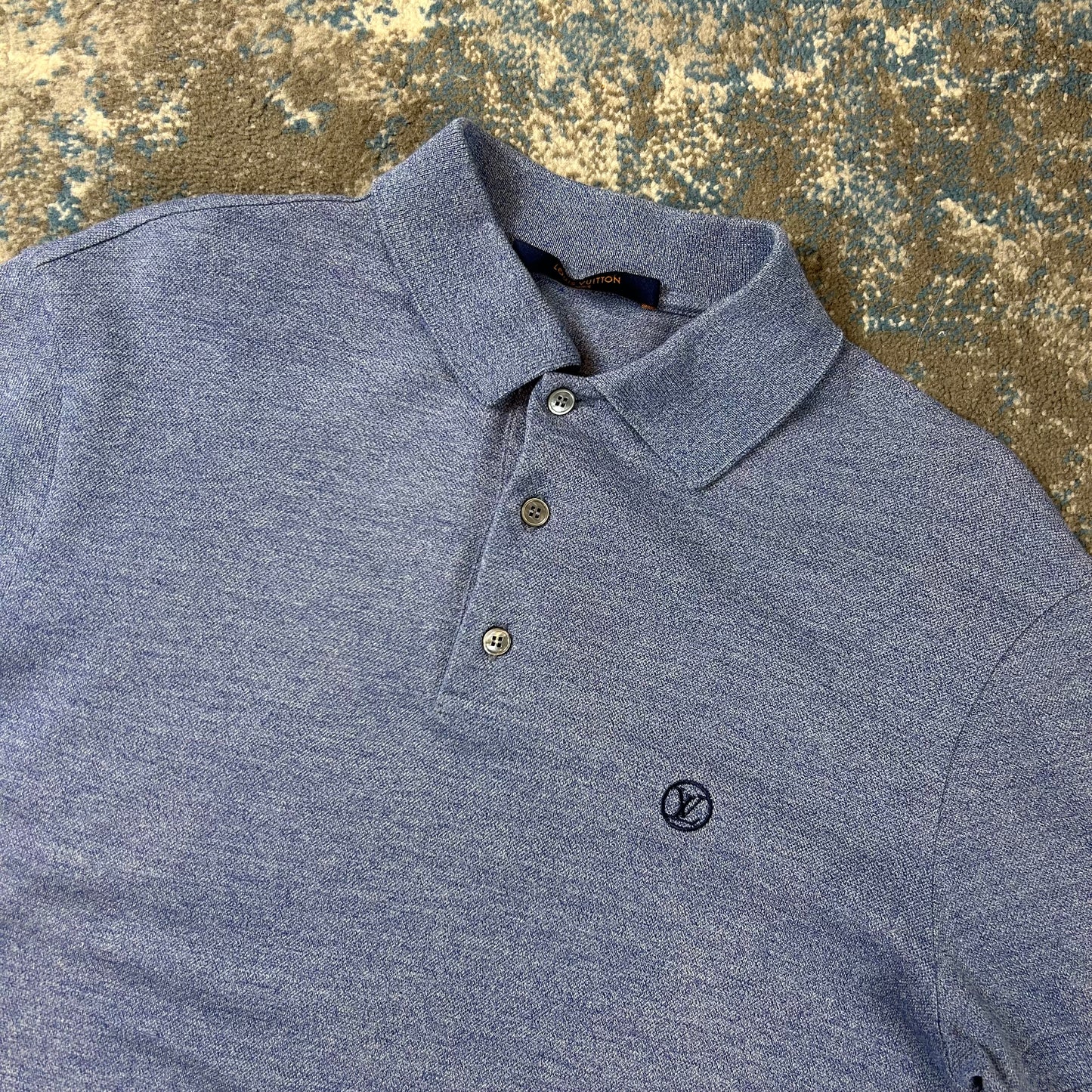 Blue Logo Polo