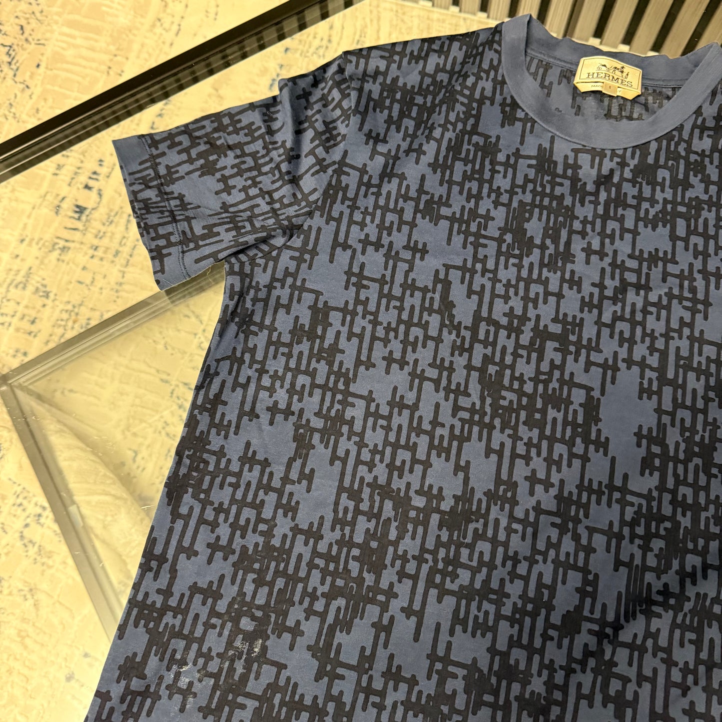 Navy H T-Shirt
