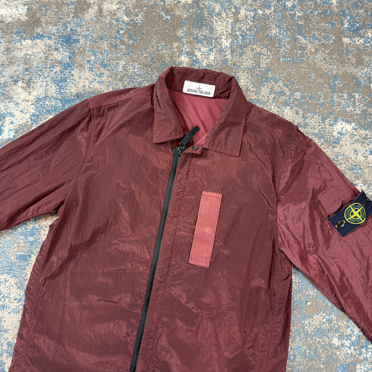 Rust Nylon Metal Zip Up