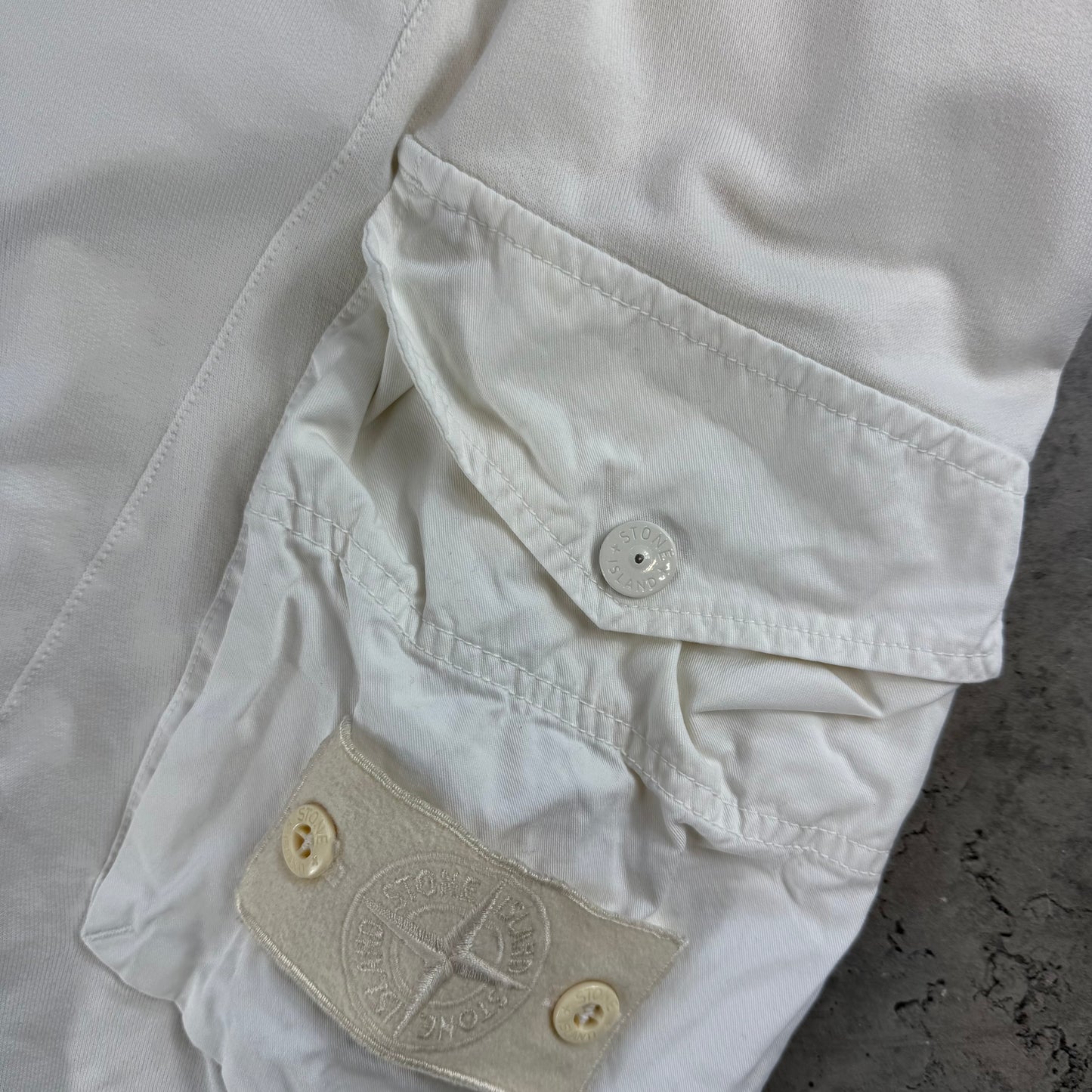 White Jogger Short