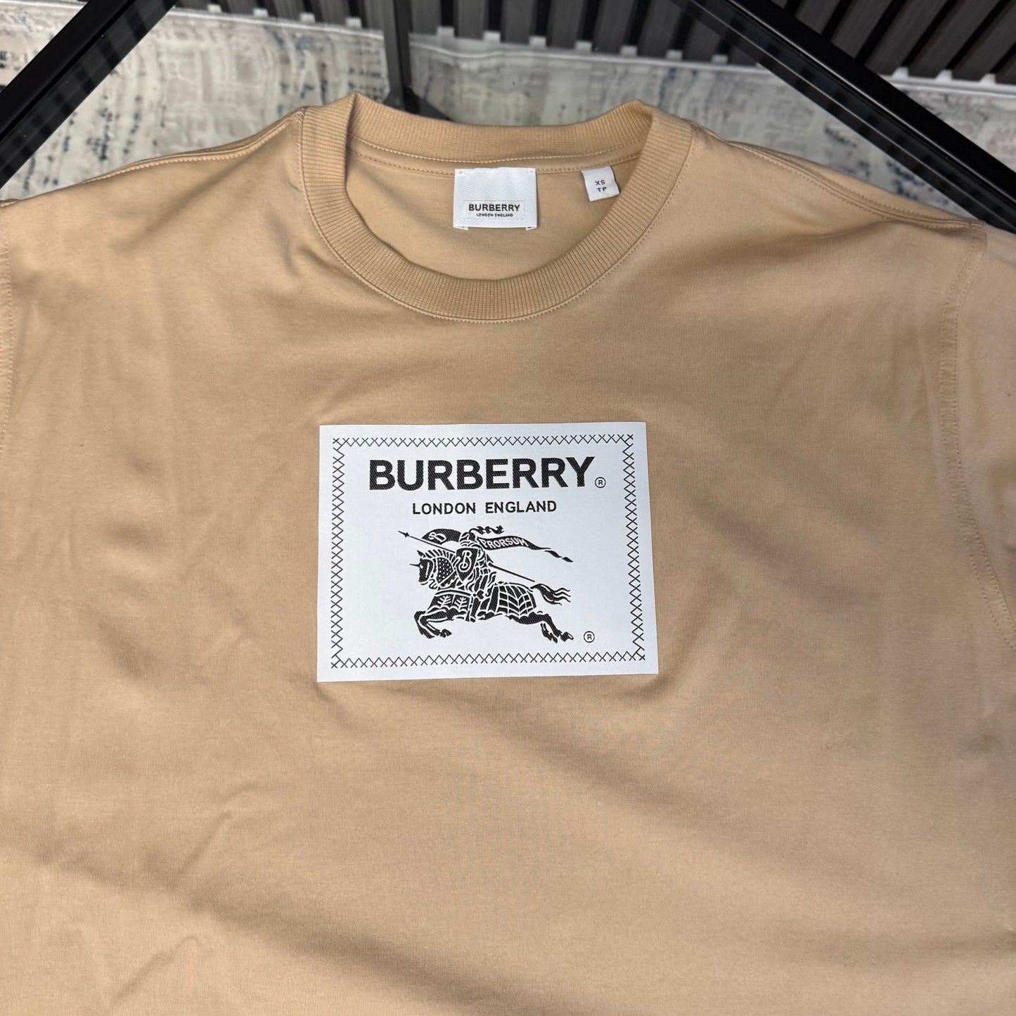 Beige Logo T-Shirt