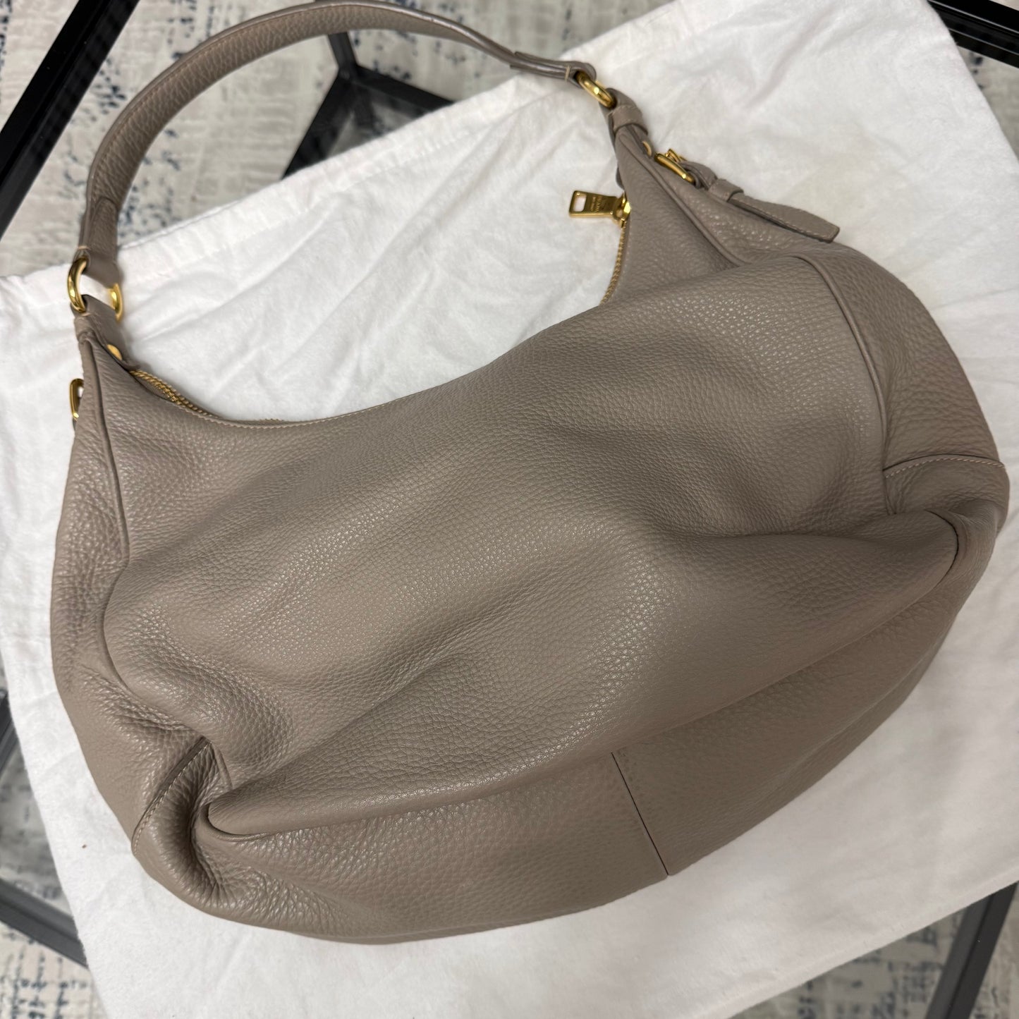 Grey Shoulder Bag