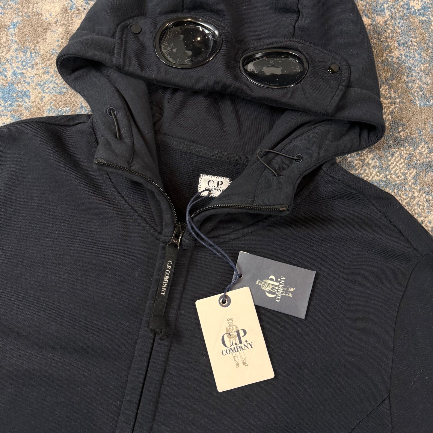 Goggle Navy Hoodie