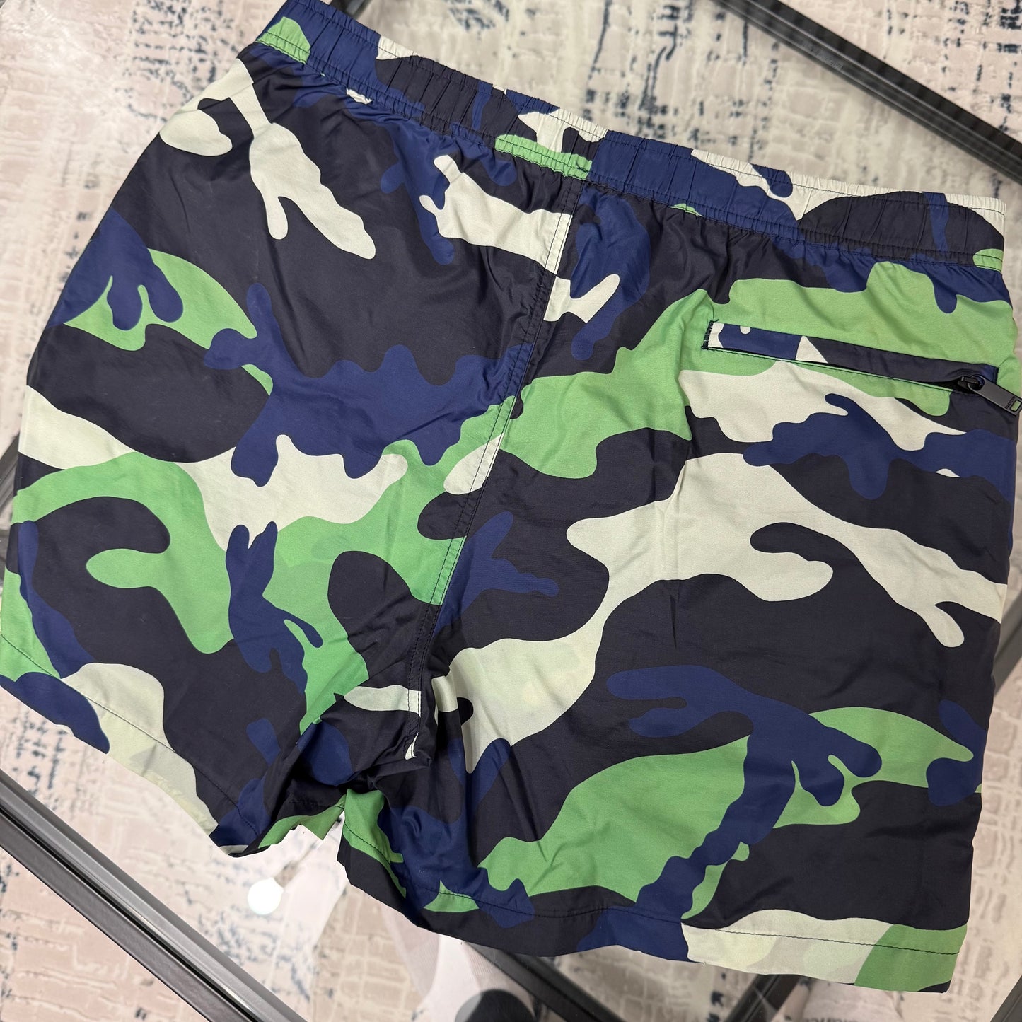 Green/Blue Camo SwimShorts