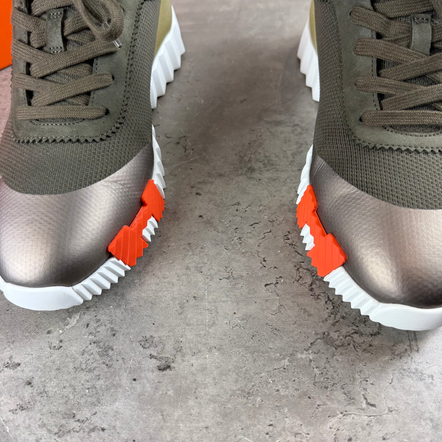 Olive Bounce Sneaker