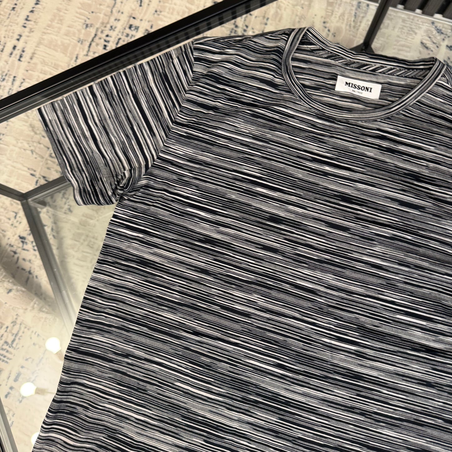 Black/White Stripe T-Shirt