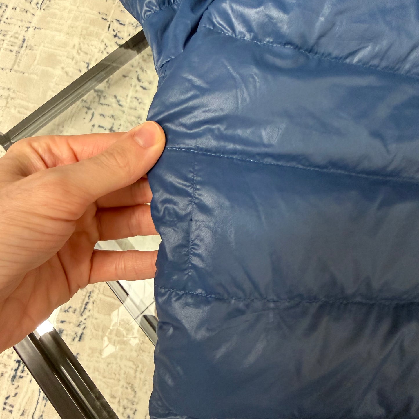 Goggle Blue Down Jacket