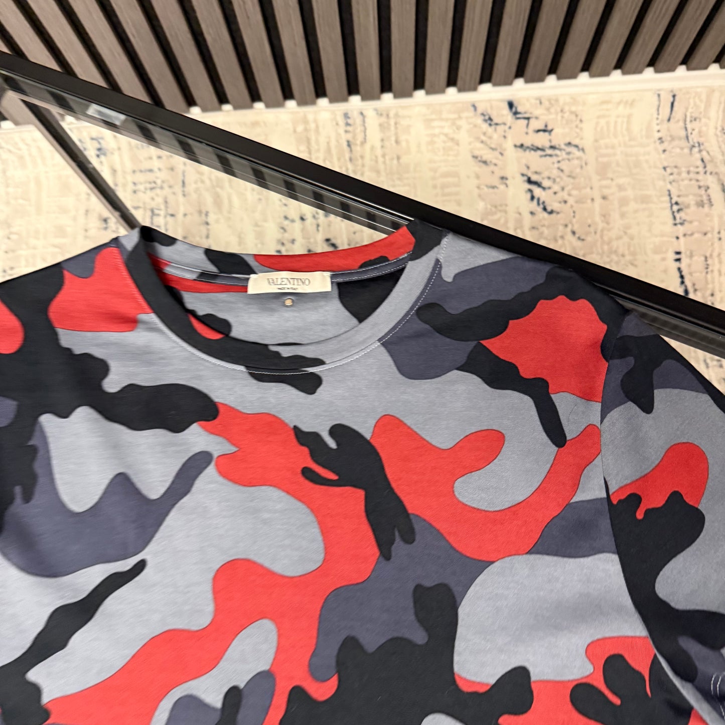 Blue/Red Camo T-Shirt