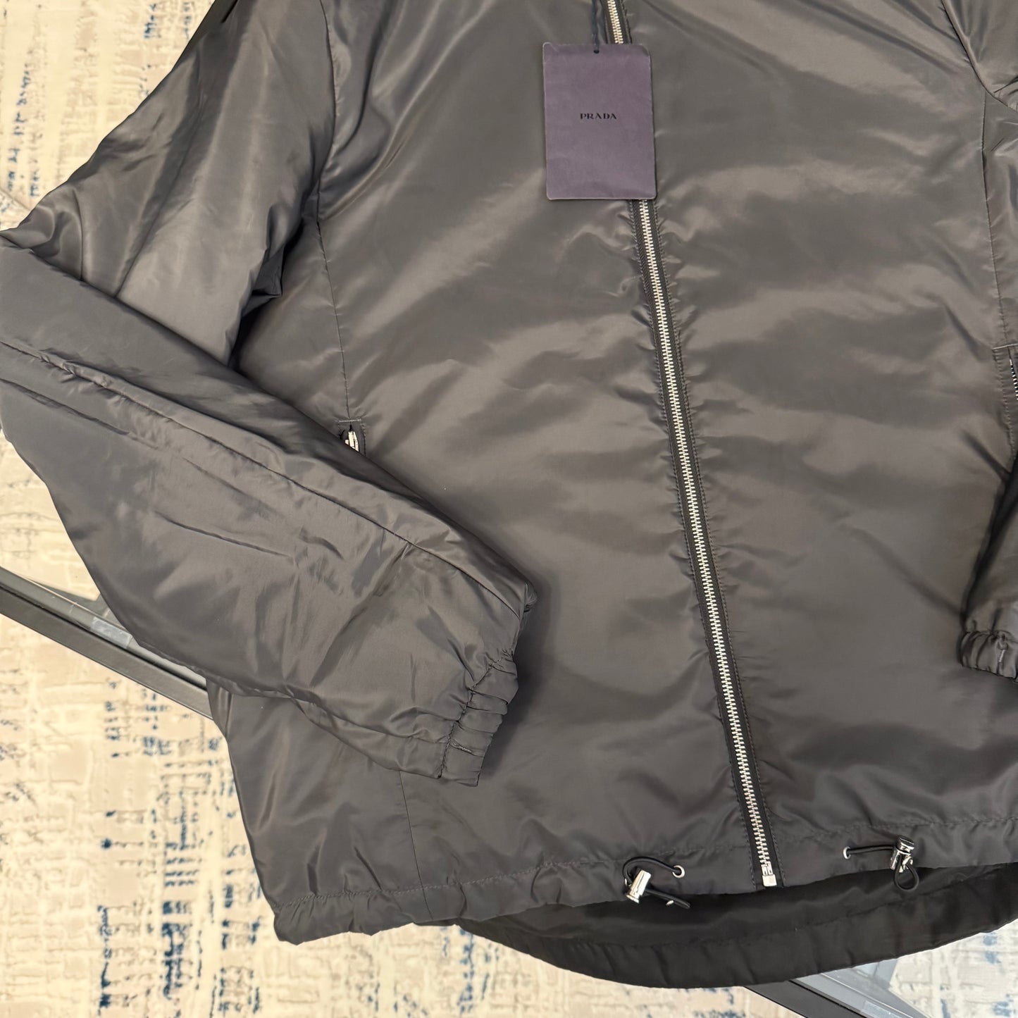 Black Nylon Padded Jacket