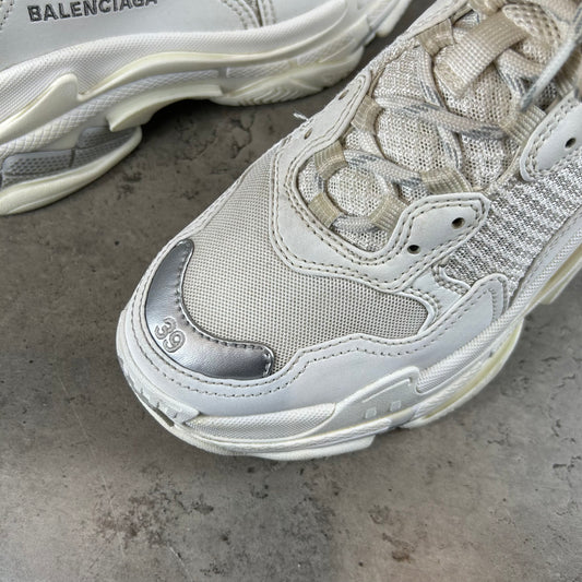 White/Silver Triple S