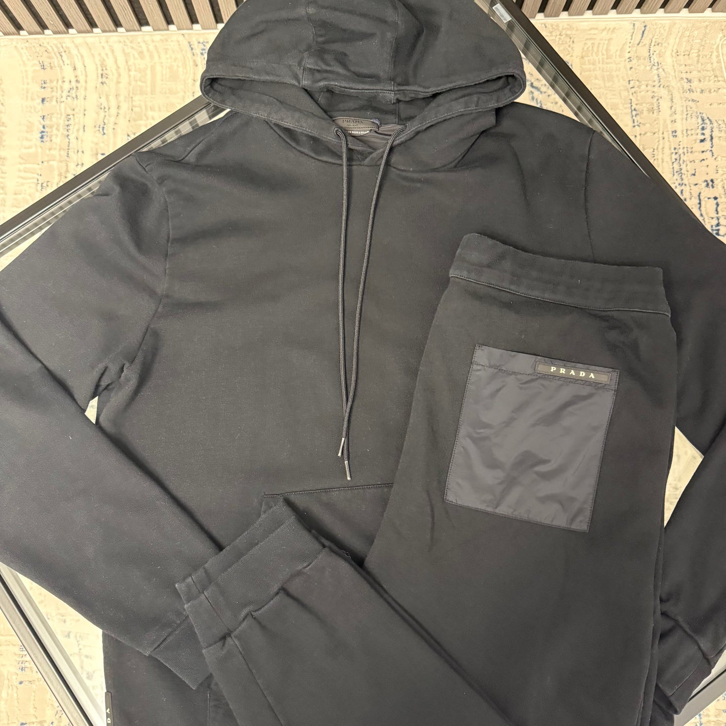 Black Strip Tracksuit