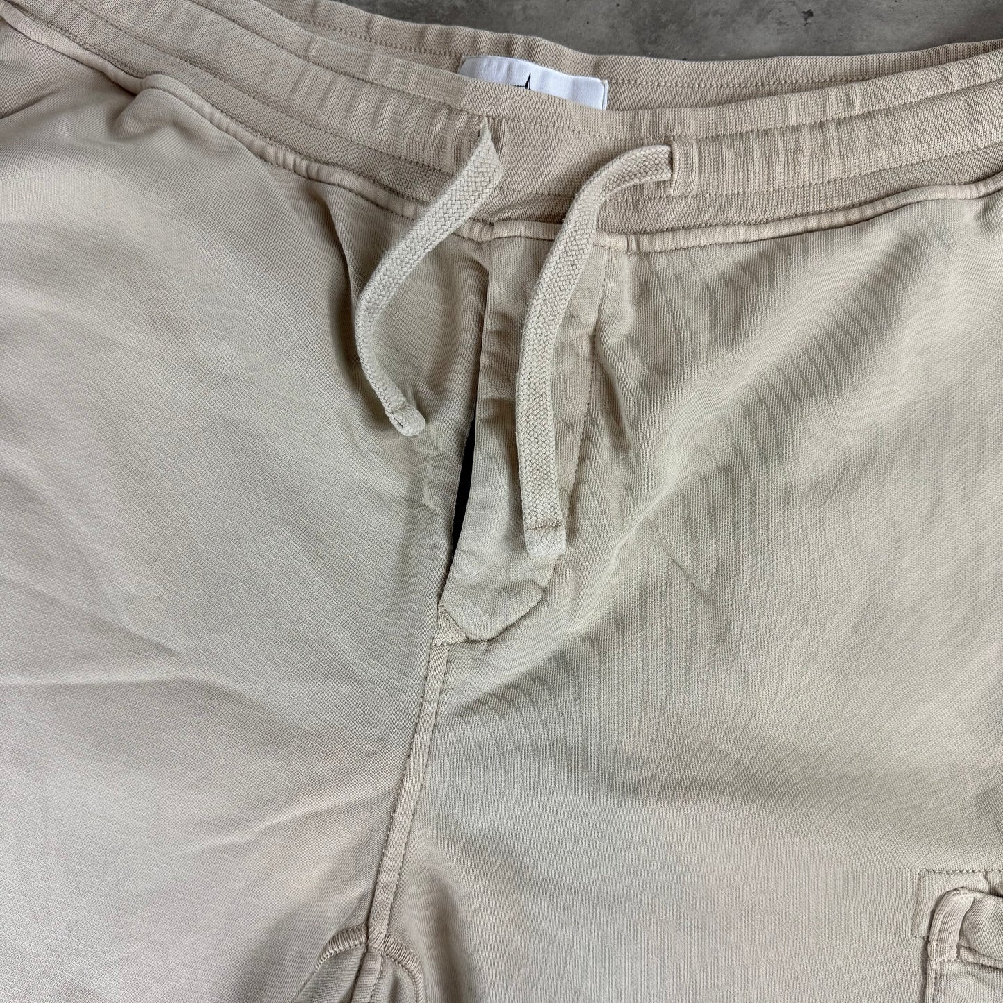 Beige Sweats Shorts