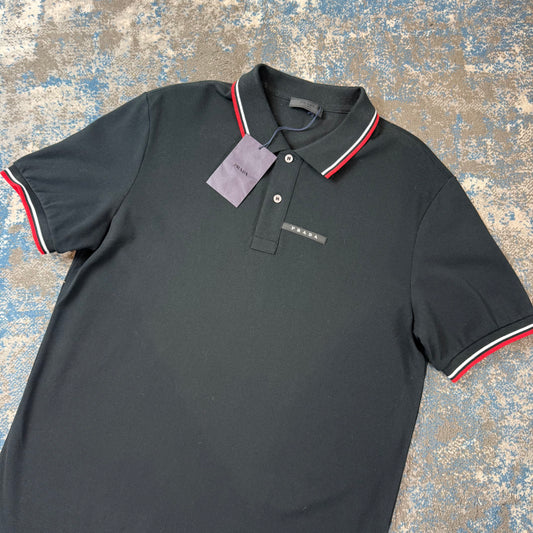 Black Strip Polo