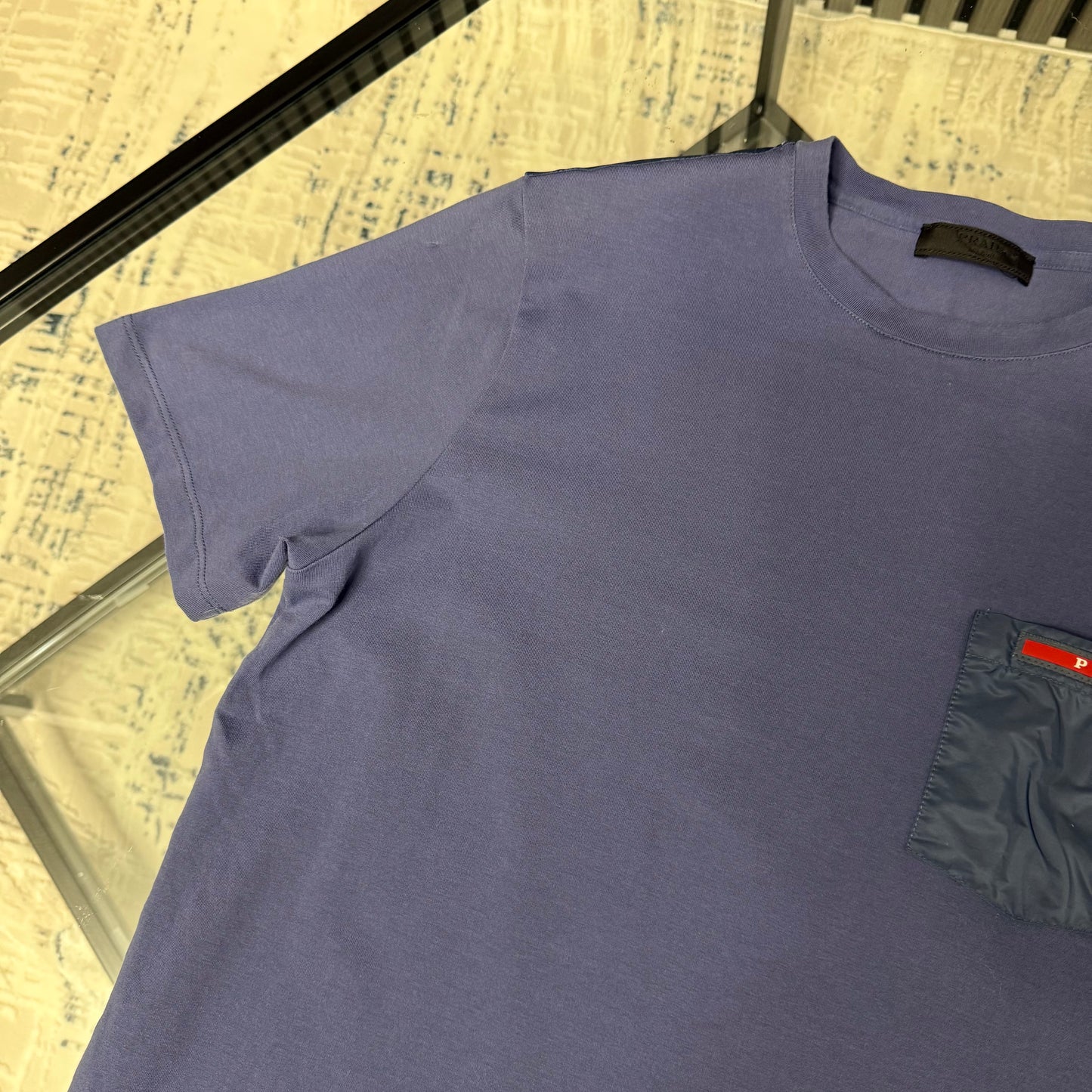 Blue Pocket T