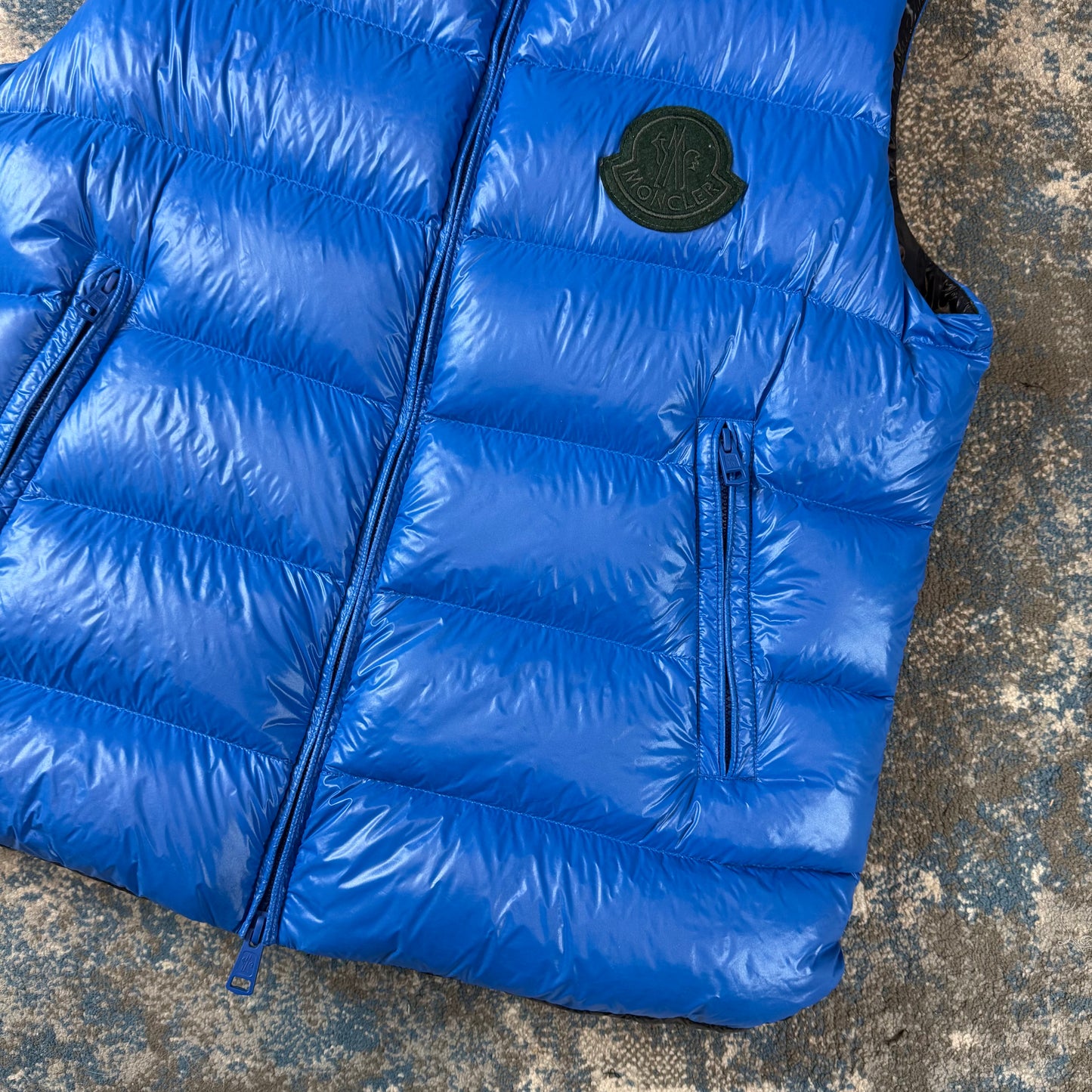 Blue Down Gilet