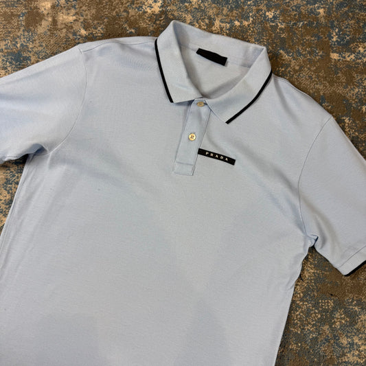 Baby Blue Strip Polo