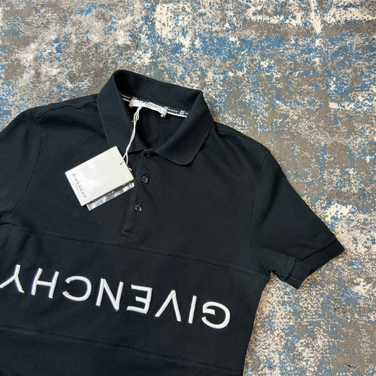 GV Black Backwards Polo