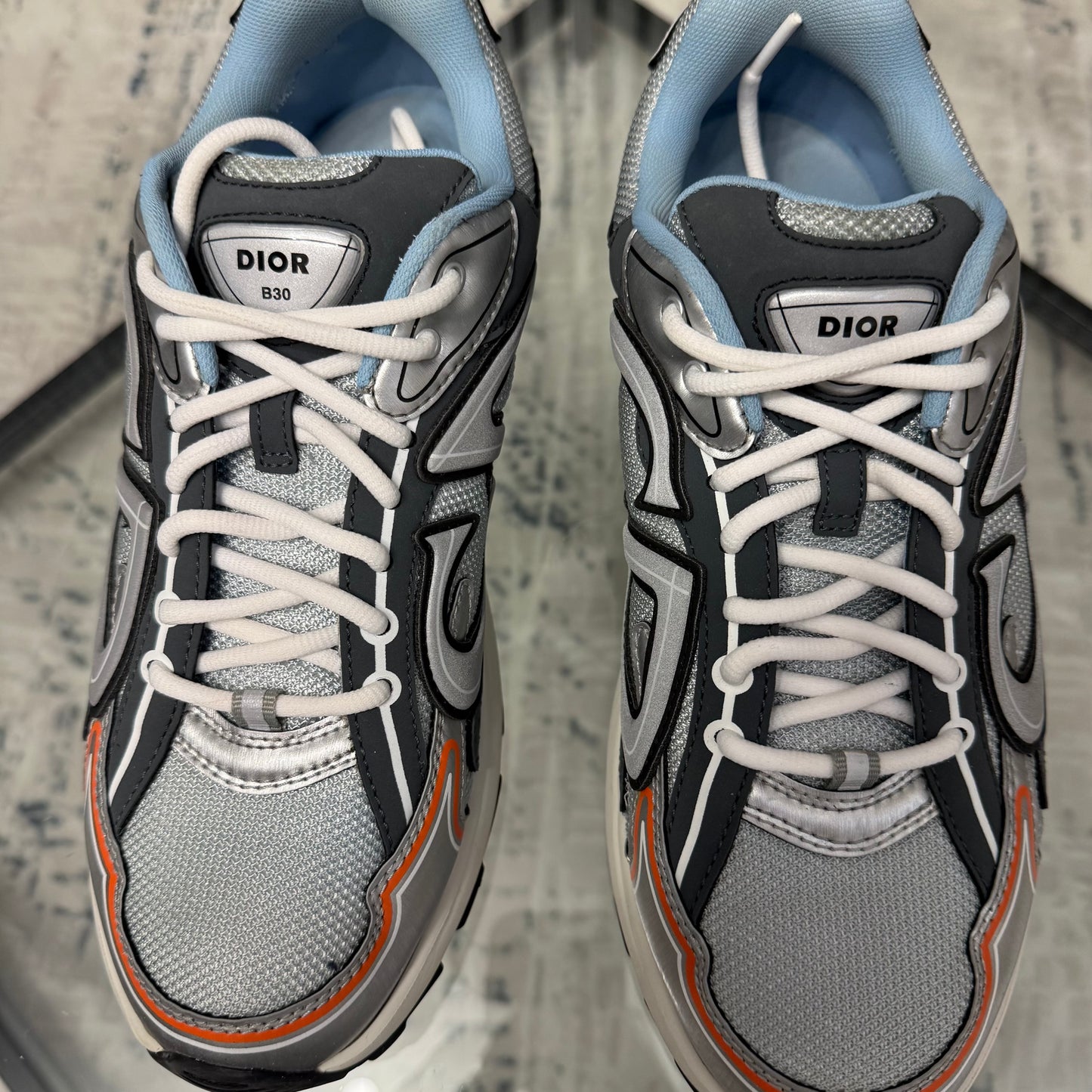 Silver/Blue B30