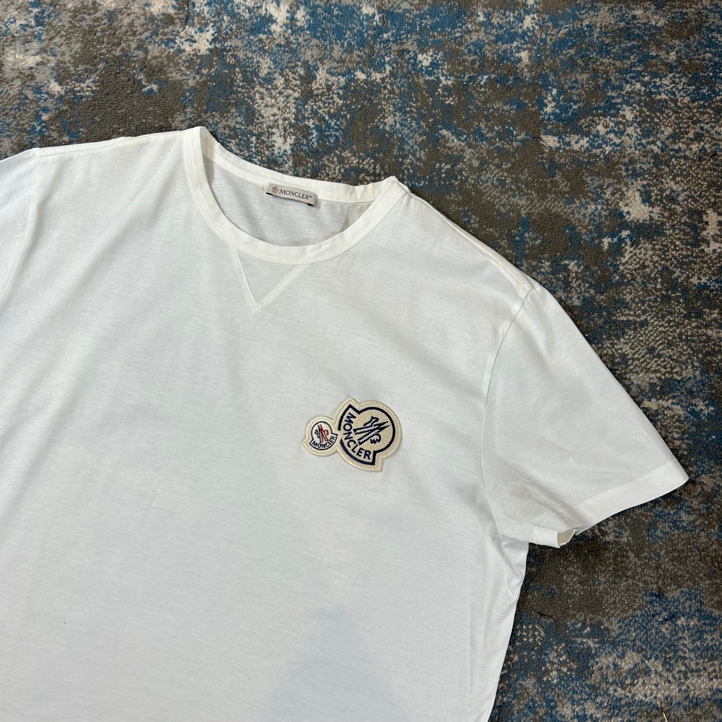 White Double Badge T