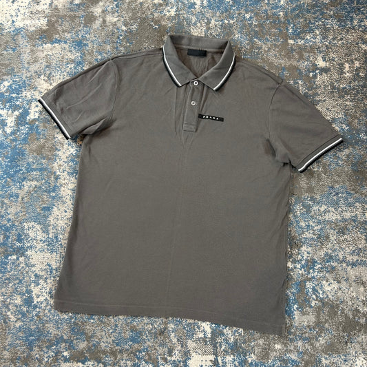 Grey Strip Polo
