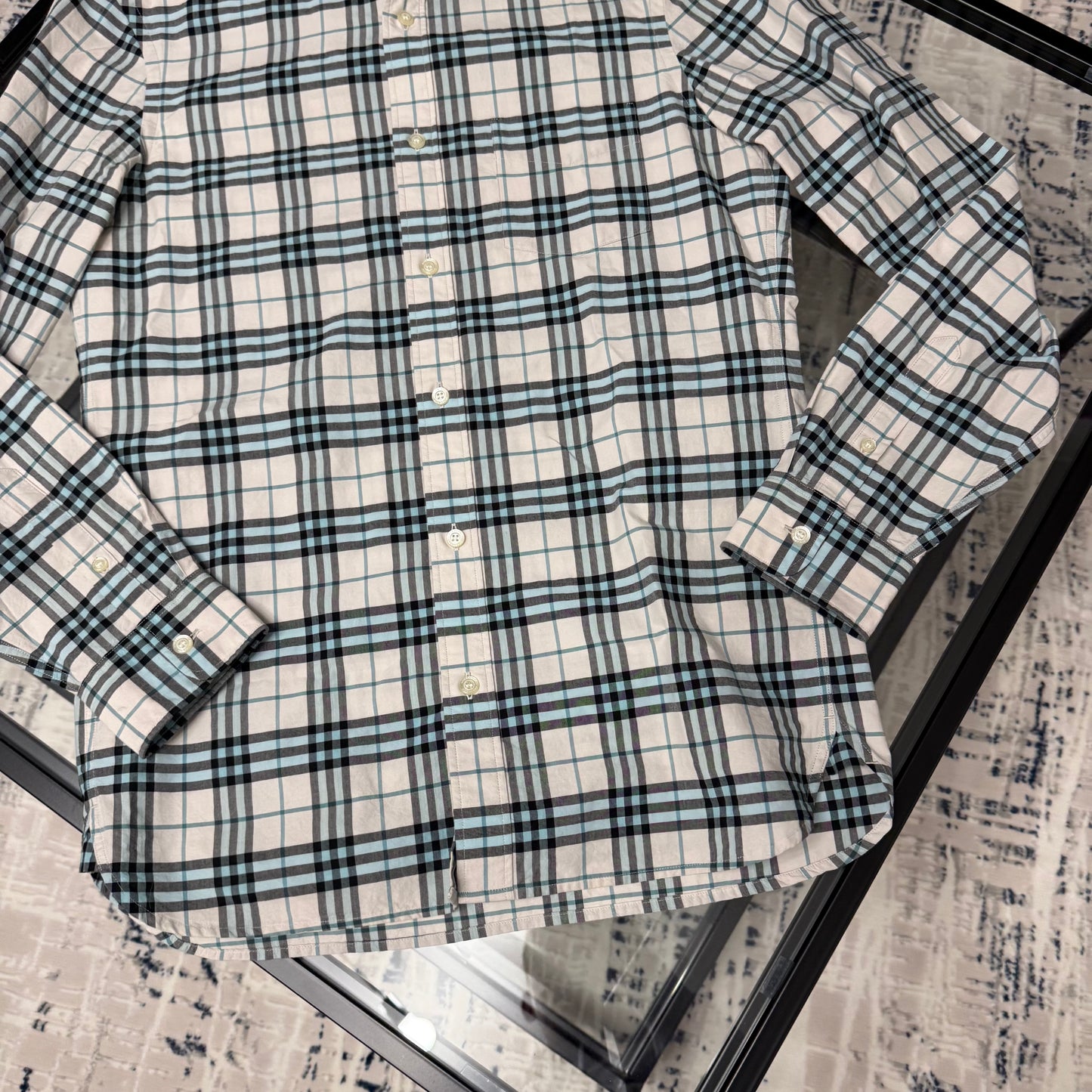 Blue/Grey Check Shirt