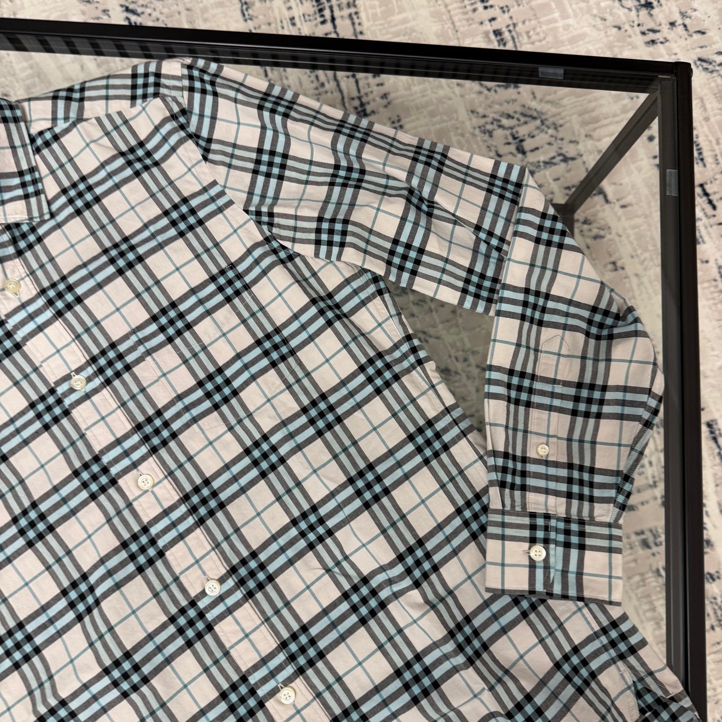 Blue/Grey Check Shirt
