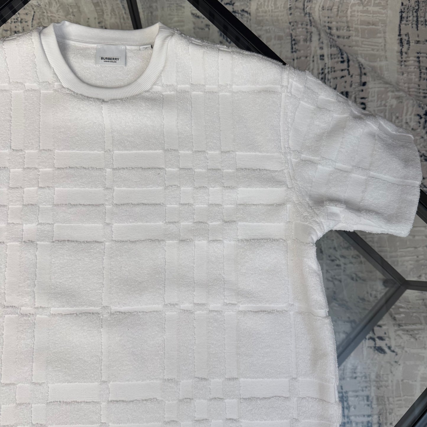 White Toweling T-Shirt