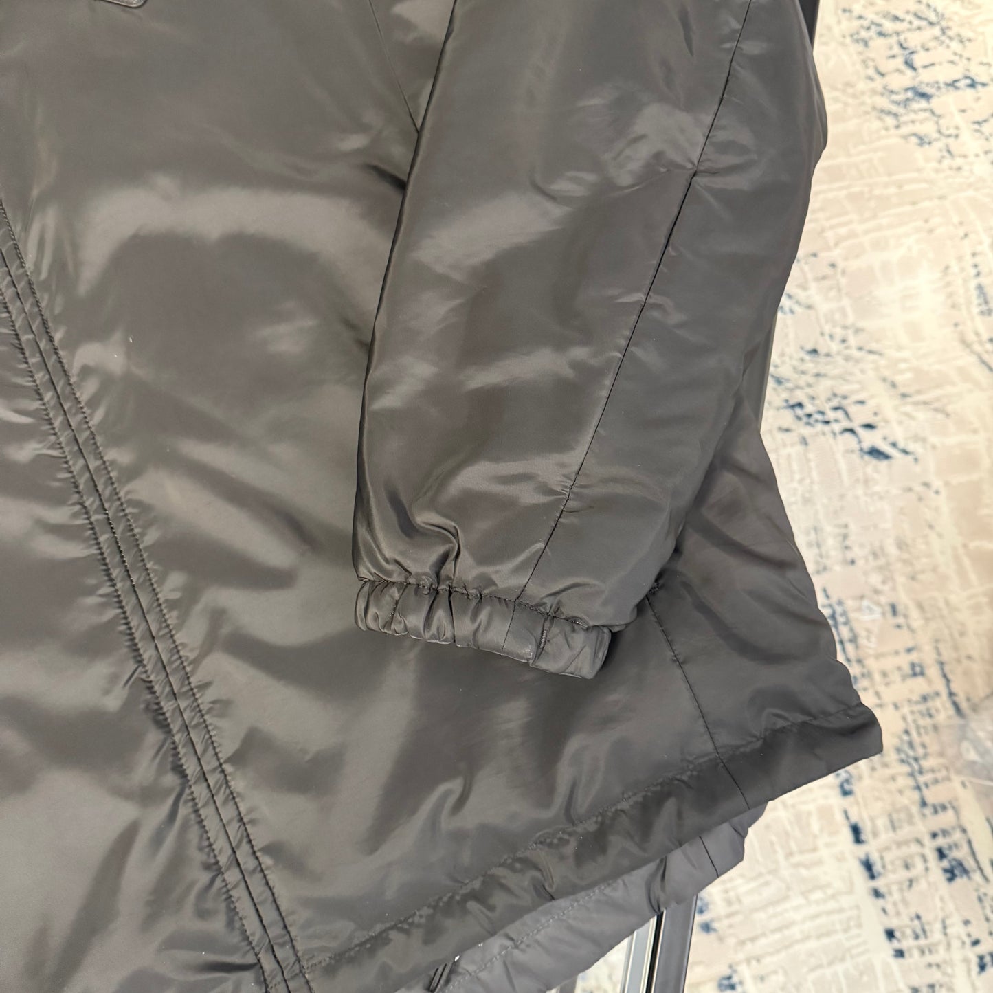 Black Nylon Padded Jacket