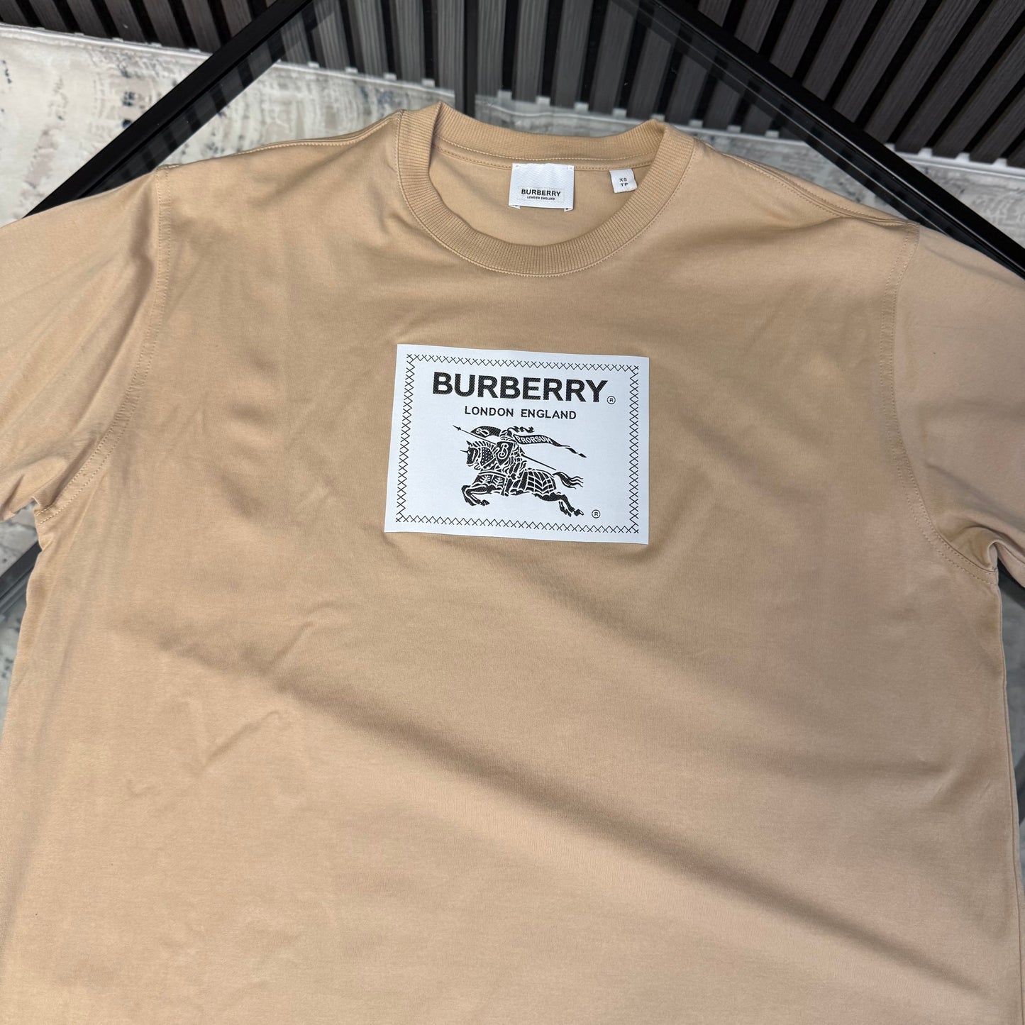 Beige Logo T-Shirt
