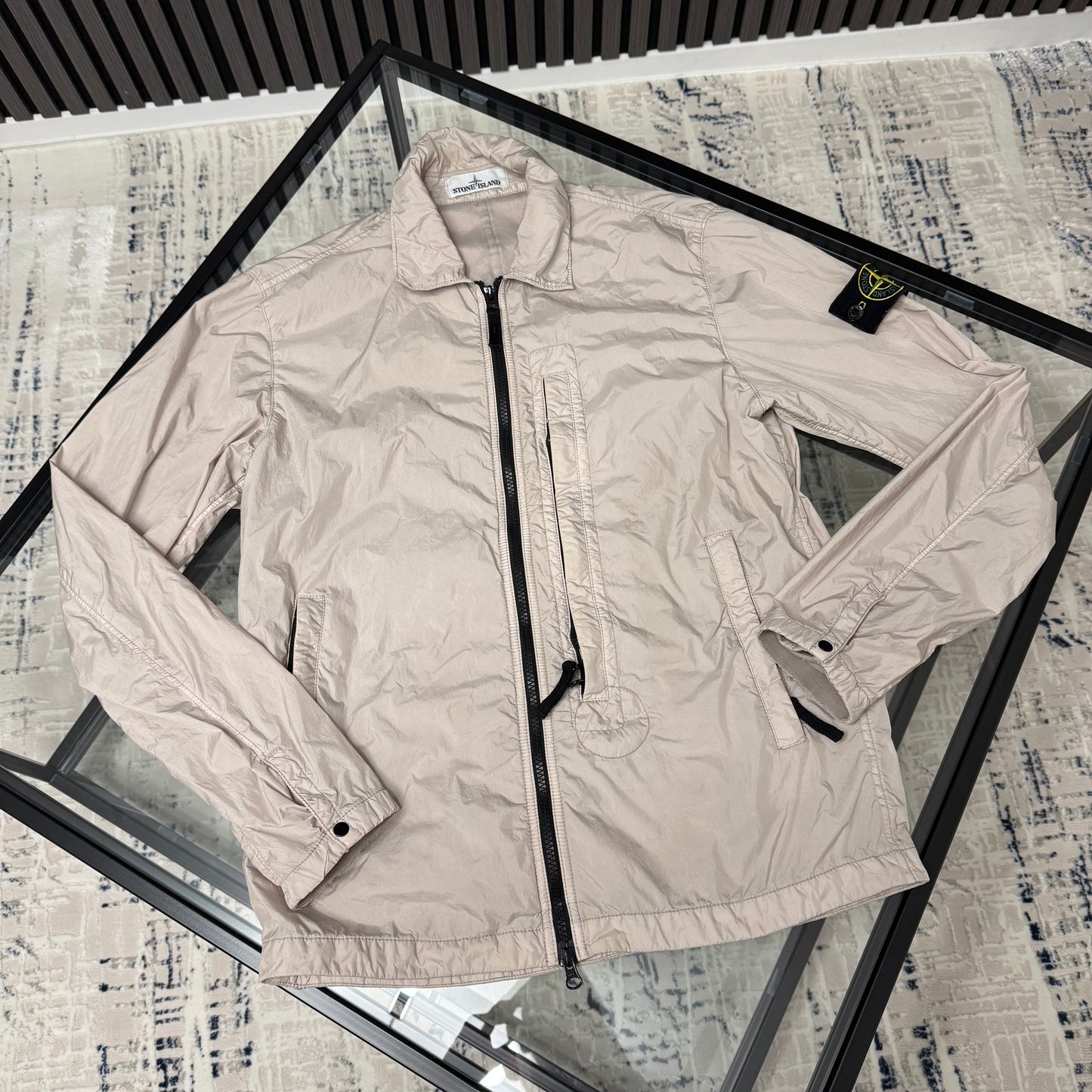 Beige Nylon Jacket