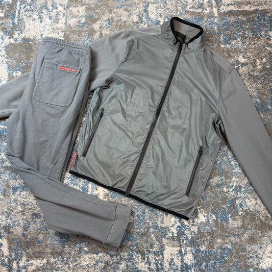 Grey Nylon Tracksuit