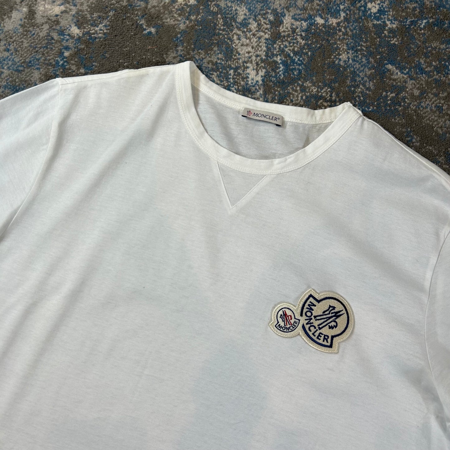 White Double Badge T