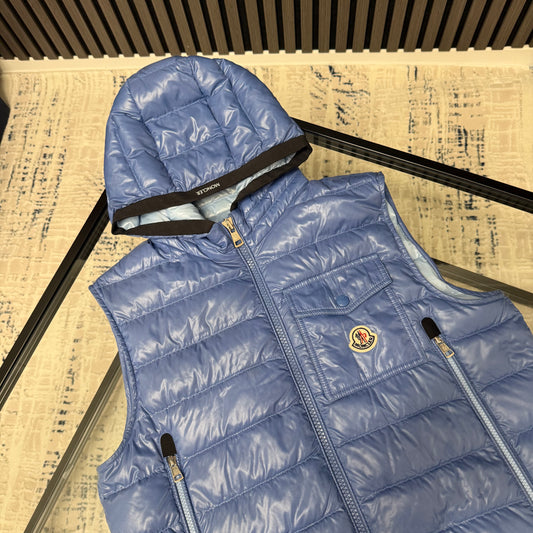 Baby Blue Down Gilet