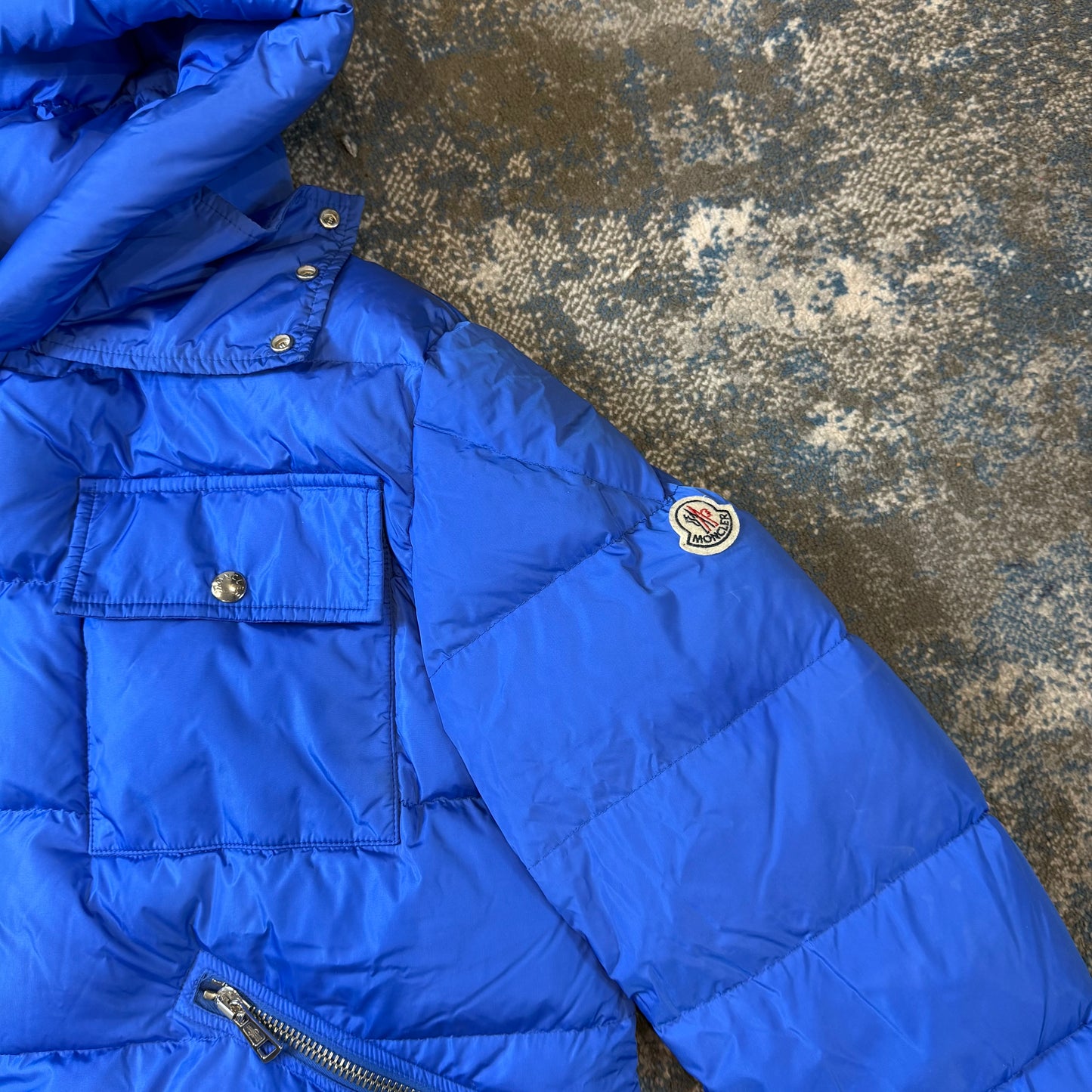 Blue Down Coat
