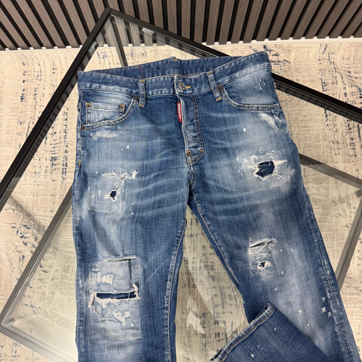DSQ Blue Slim Jeans