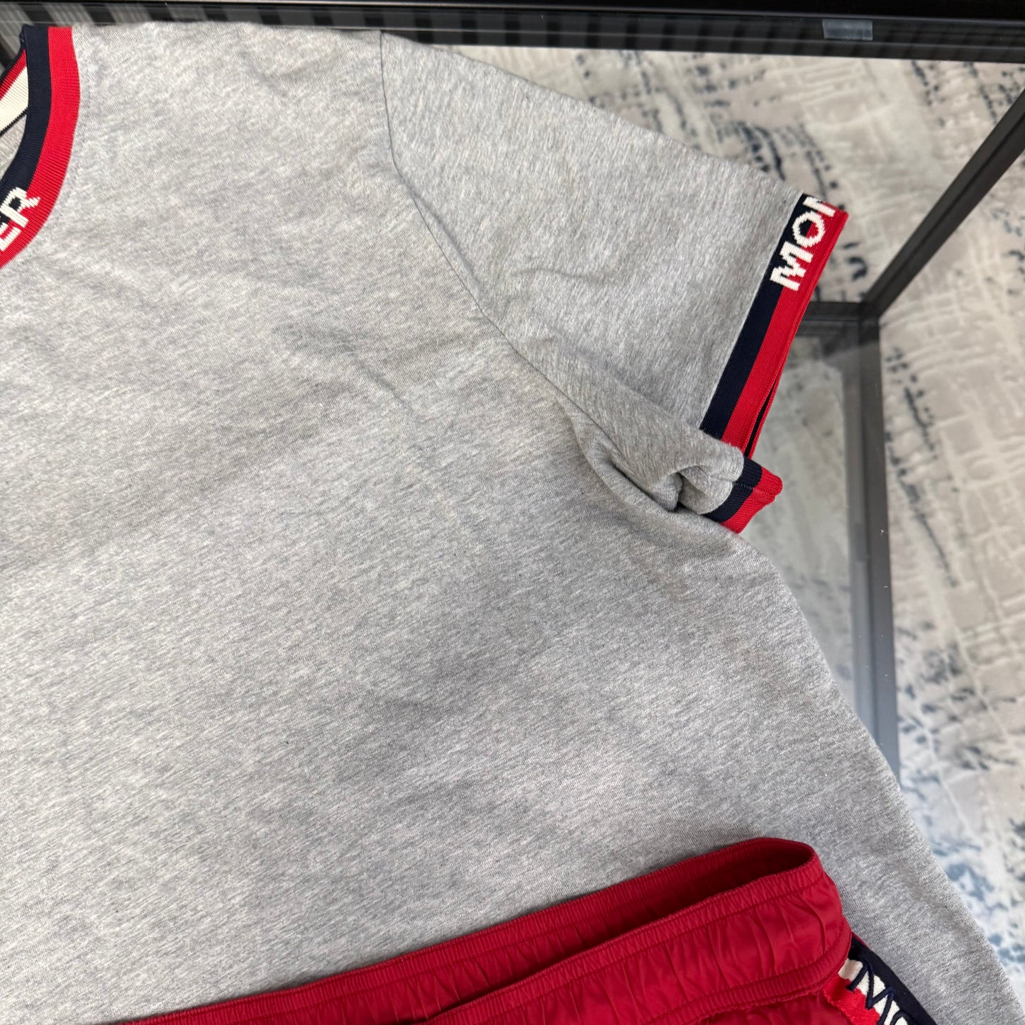 Mag Red/Grey Twinset