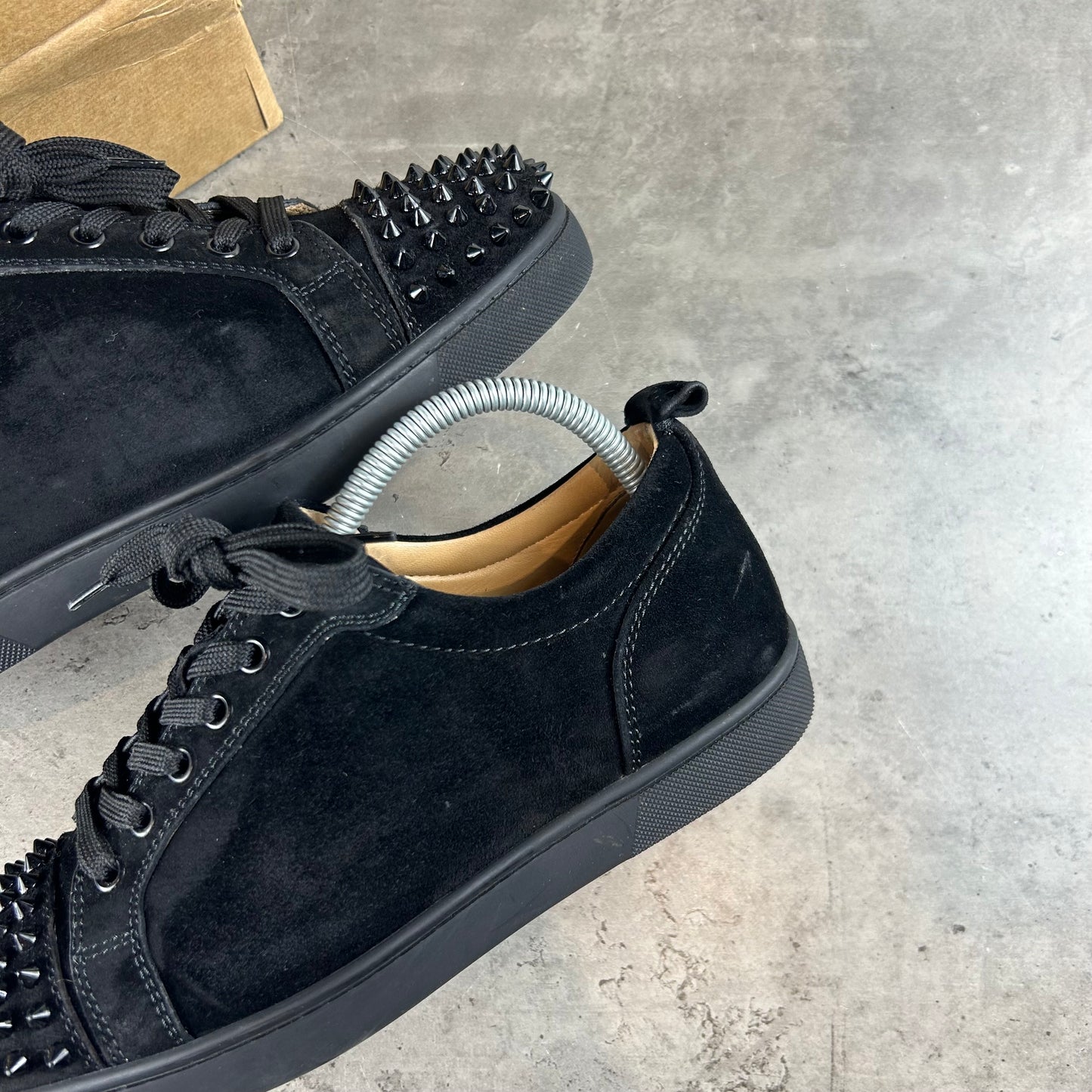 Junior Suede Spike Black