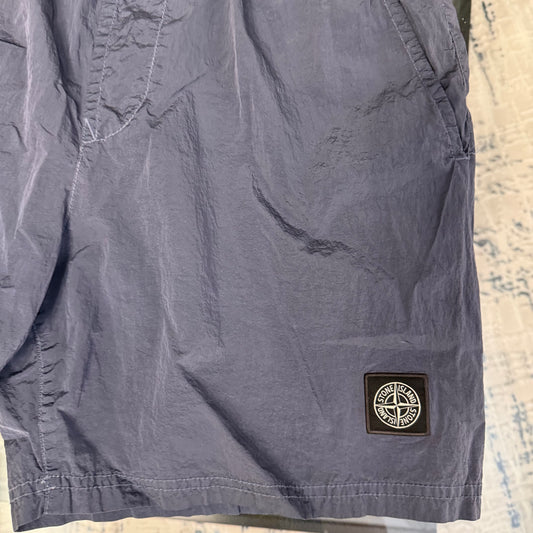 Navy Metal SwimShorts