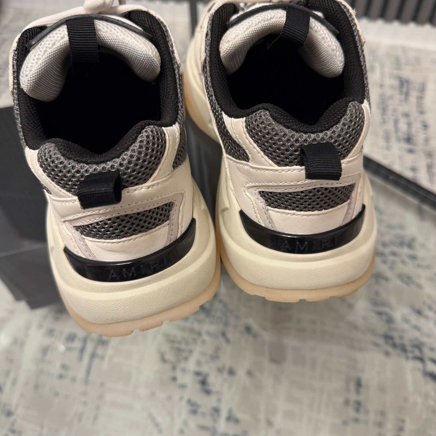 Cream/Grey Bone Runner