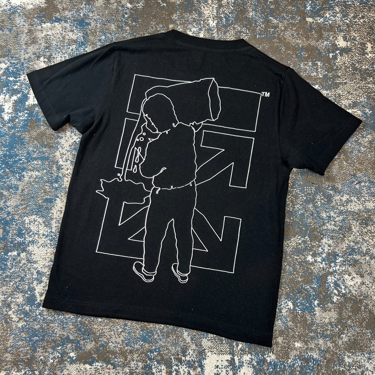 OW Black Spray T-Shirt