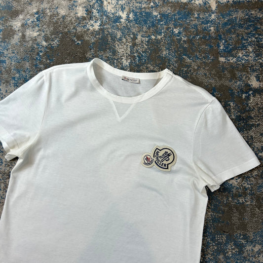 White Double Badge T