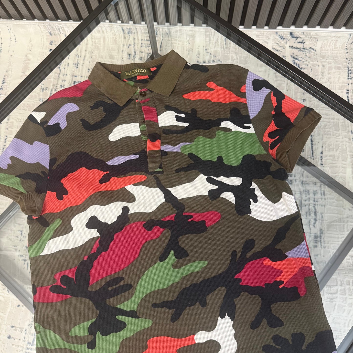 Olive Camo Polo