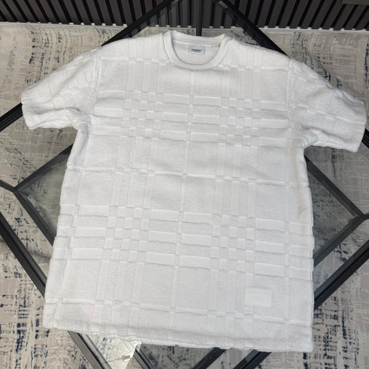 White Toweling T-Shirt