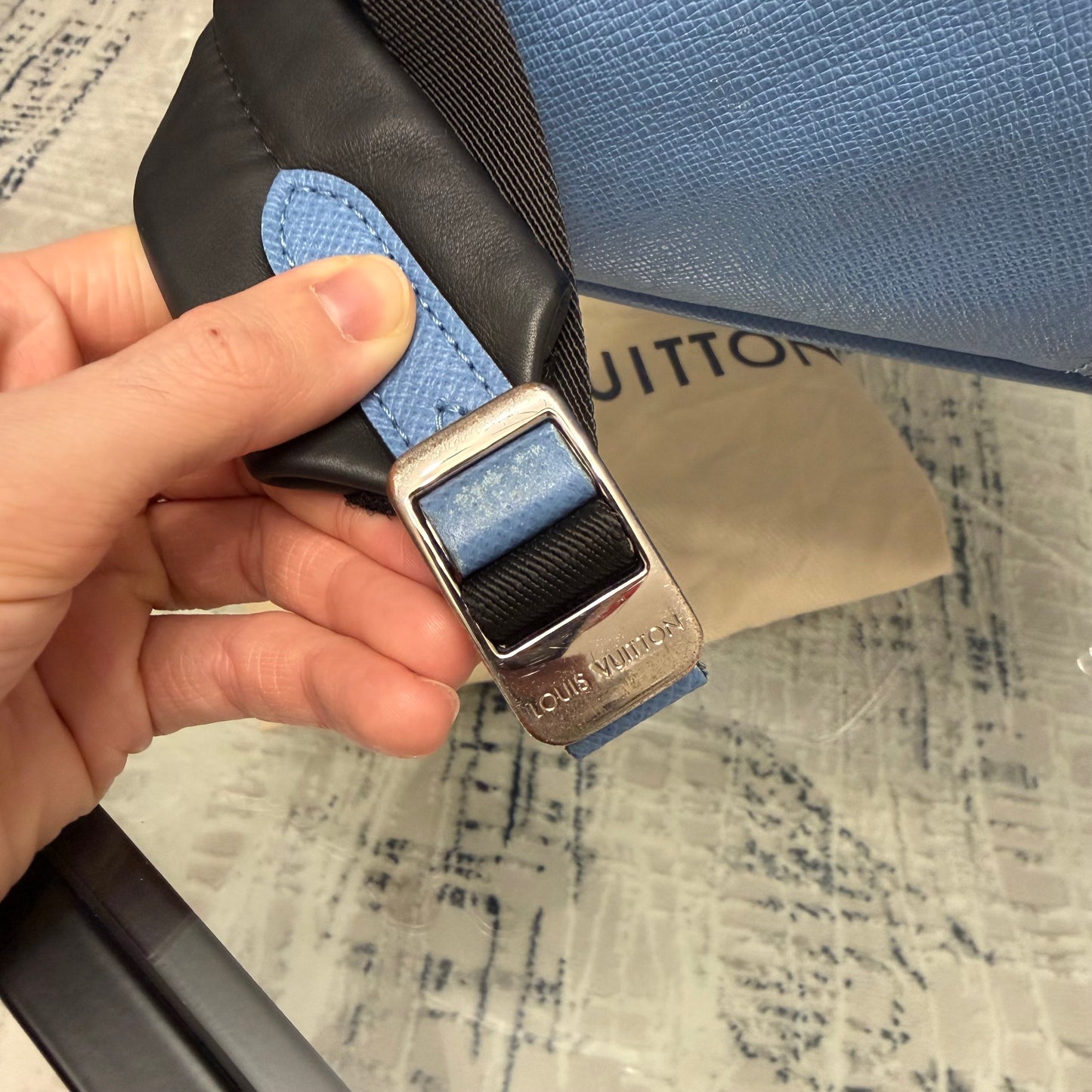 Baby Blue Discovery Backpack