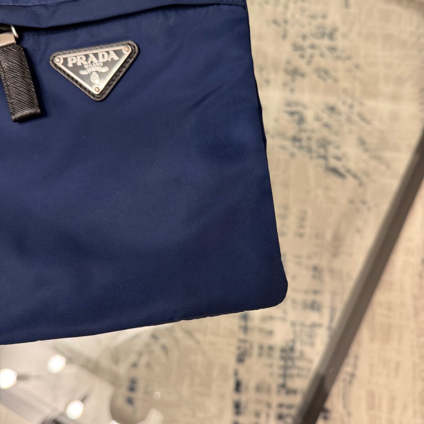 Navy Side Pouch