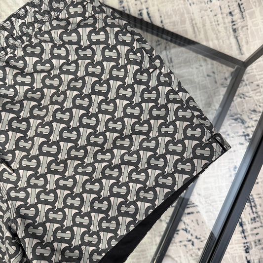 Grey B Logo SwimShorts