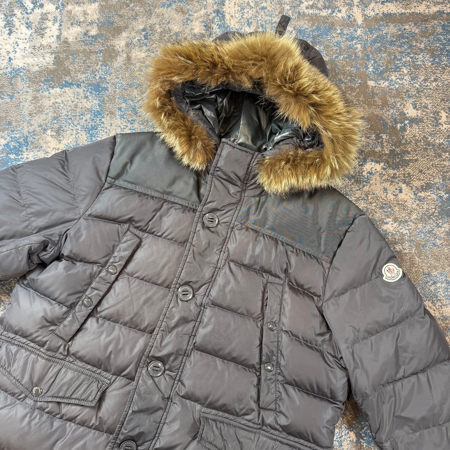 Grey Puffer Jacket