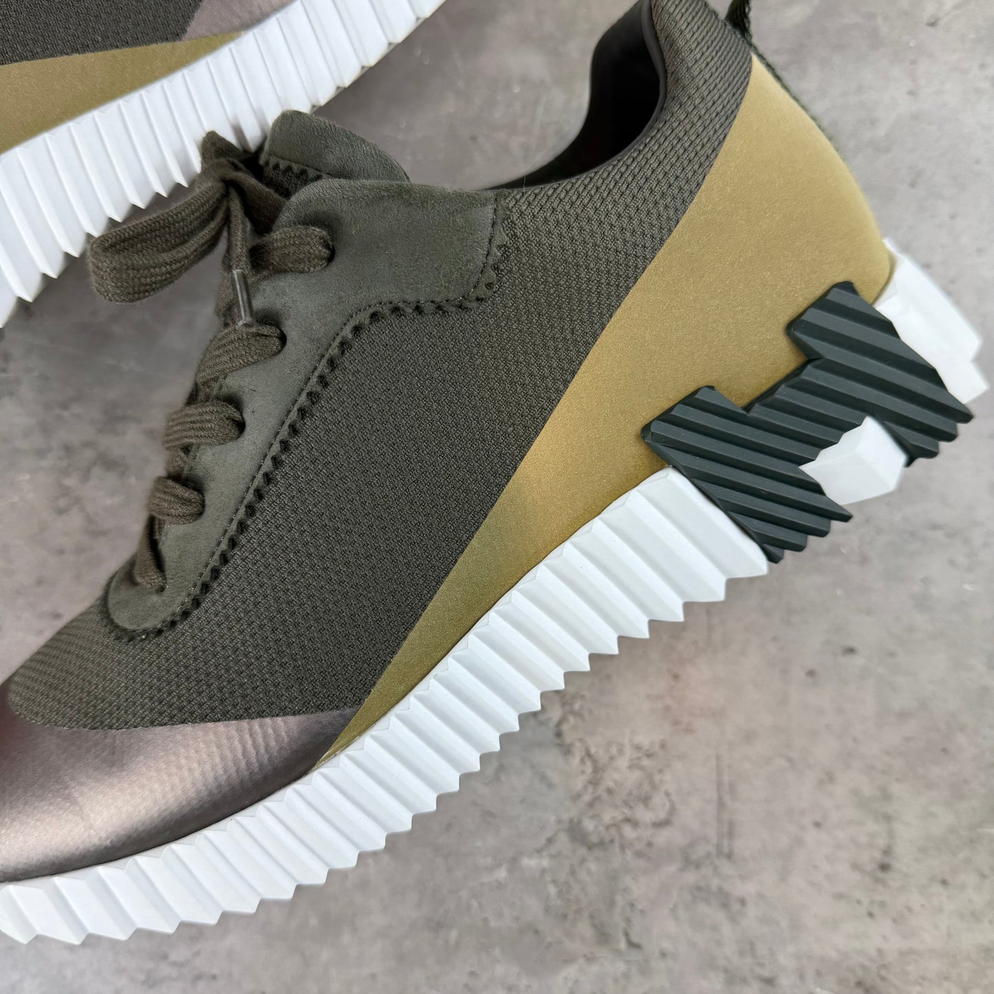 Olive Bounce Sneaker